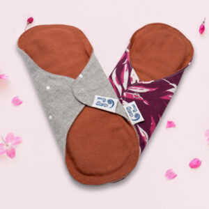 Regular Shape Reusable Cloth Pads  (10 inches/250MM) M-Size (6 Layers)